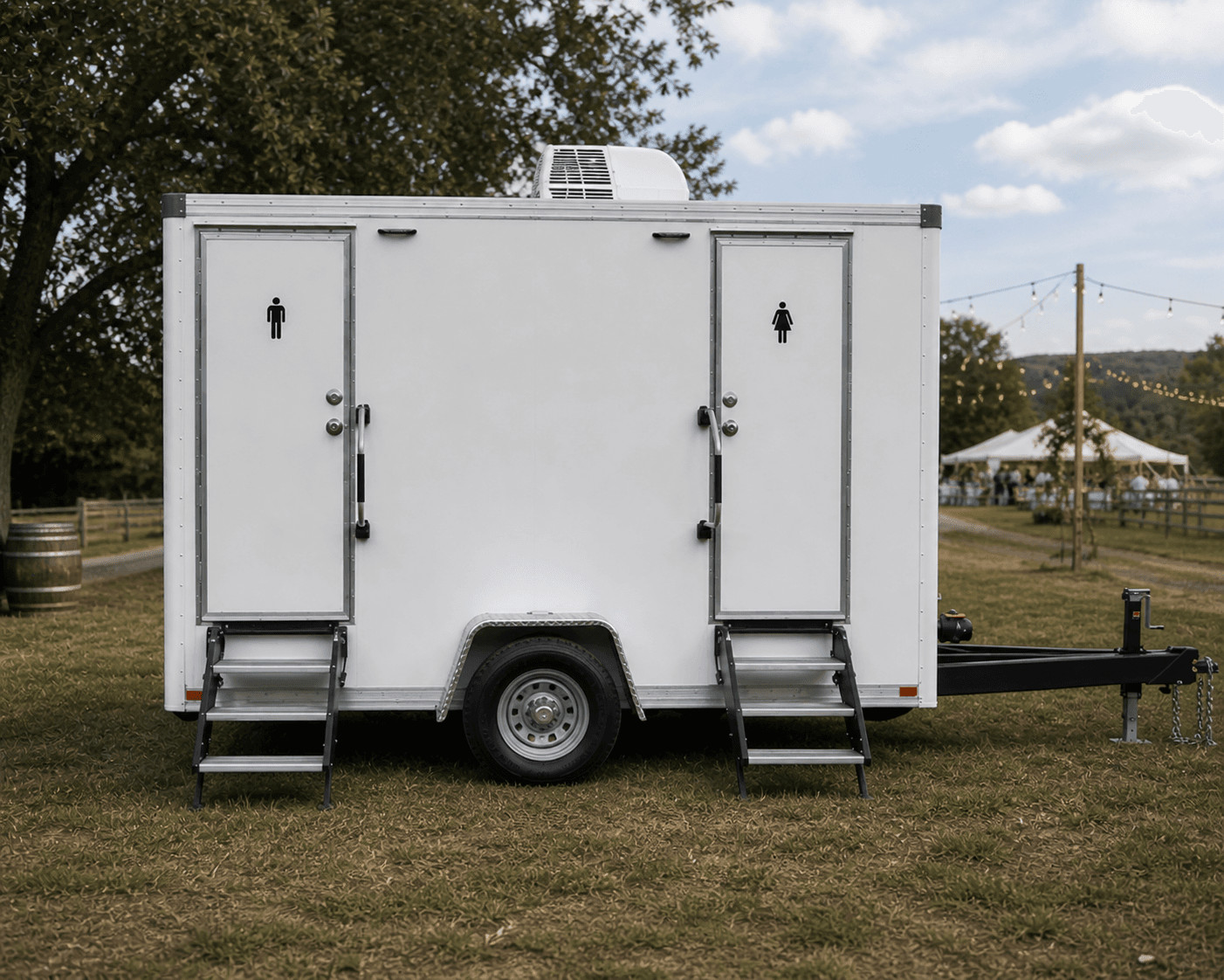 2 Stall Restroom Trailer