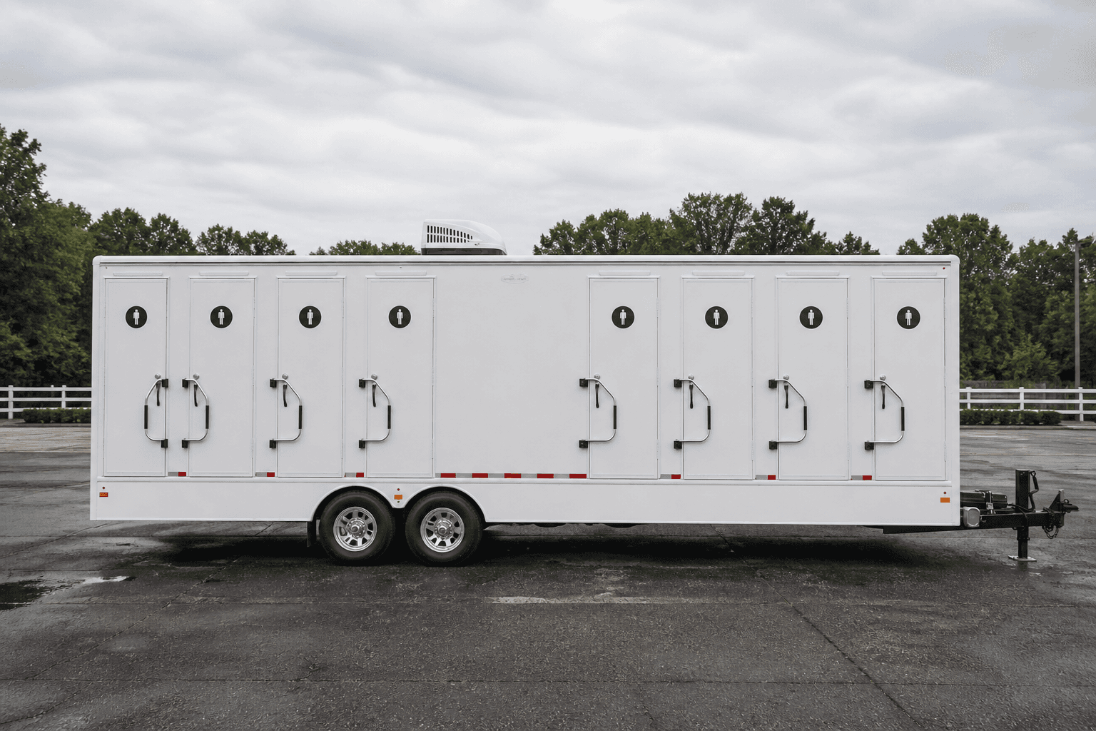 8 Stall Restroom Trailer