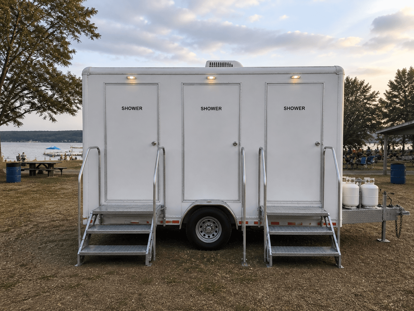 3 Stall Shower Trailer