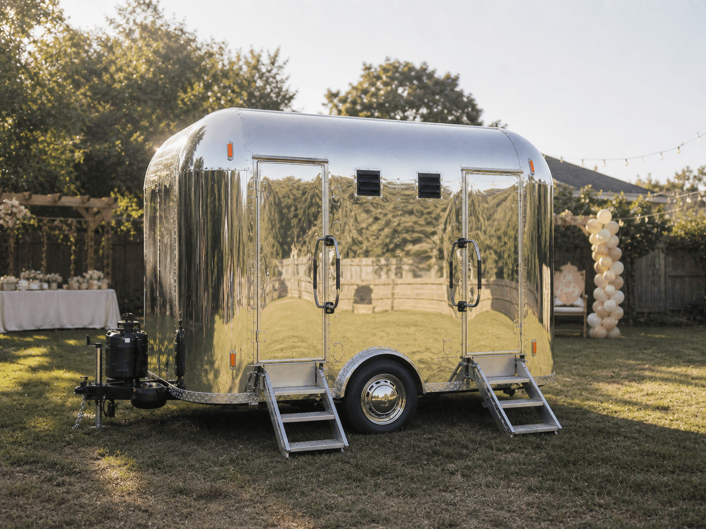 2 Stall Vintage Restroom Trailer